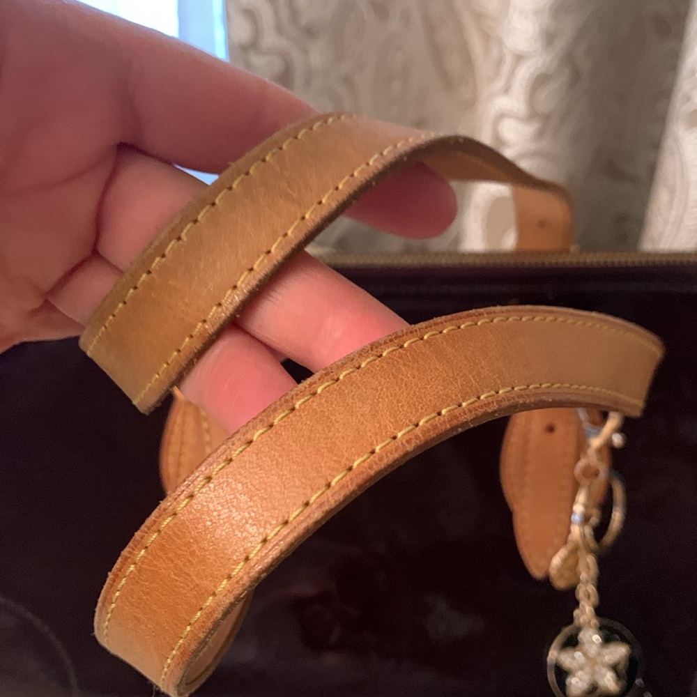 Louis Vuitton Burgundy and Tan Shoulder Bag - Picture 3 of 15